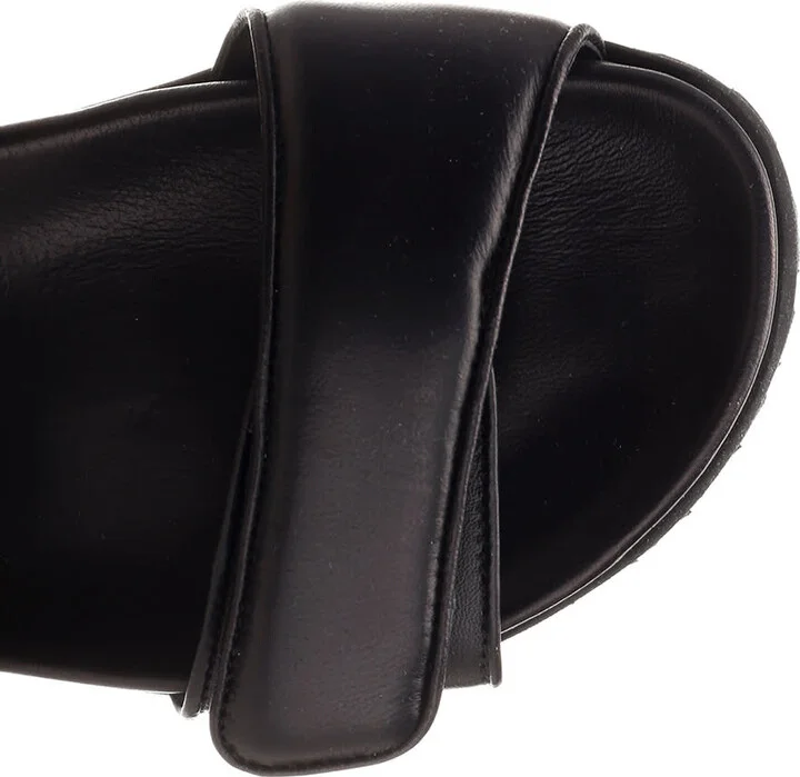 Black 'perni 11' Flat Sandal - Image 4