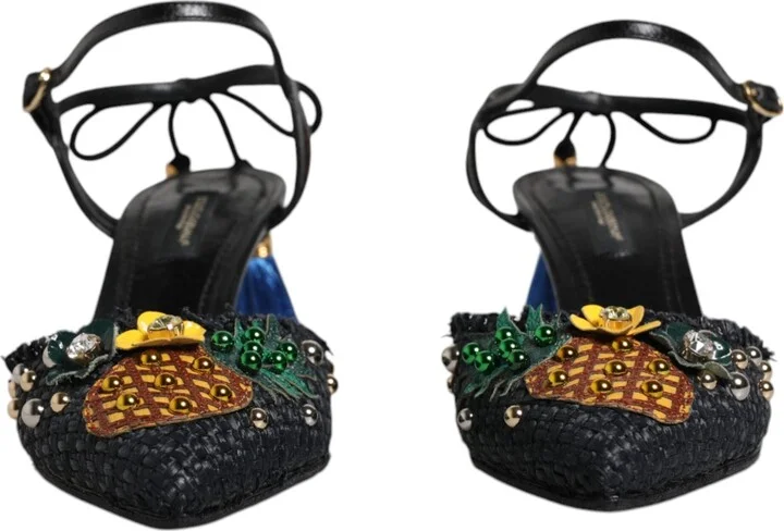 Black Pineapple Bellucci Heels Sandals Women's Shoes (Pre-Owned) - Image 2