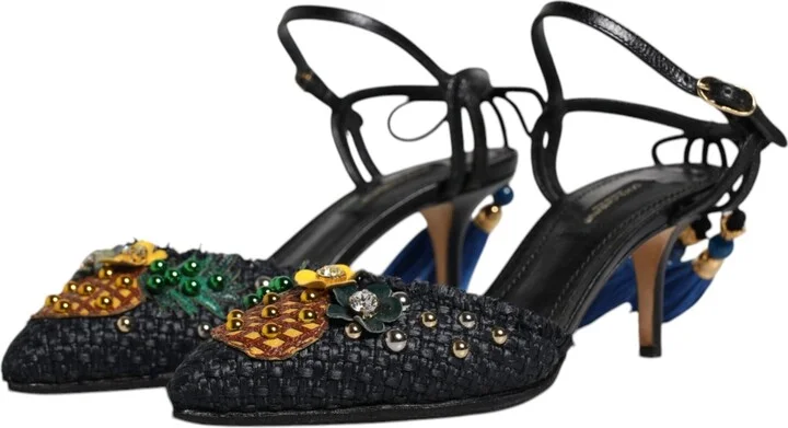 Black Pineapple Bellucci Heels Sandals Women's Shoes (Pre-Owned) - Image 3