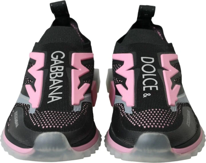 Black Pink Slip On Sorrento Sneakers Women's Shoes - Image 2