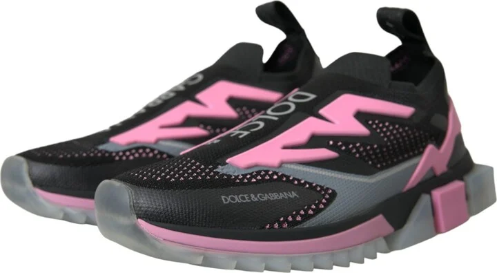 Black Pink Slip On Sorrento Sneakers Women's Shoes - Image 3