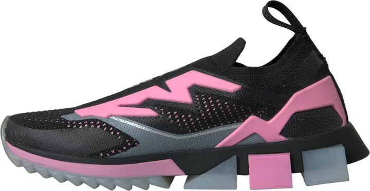 Black Pink Slip On Sorrento Sneakers Women's Shoes - Image 5