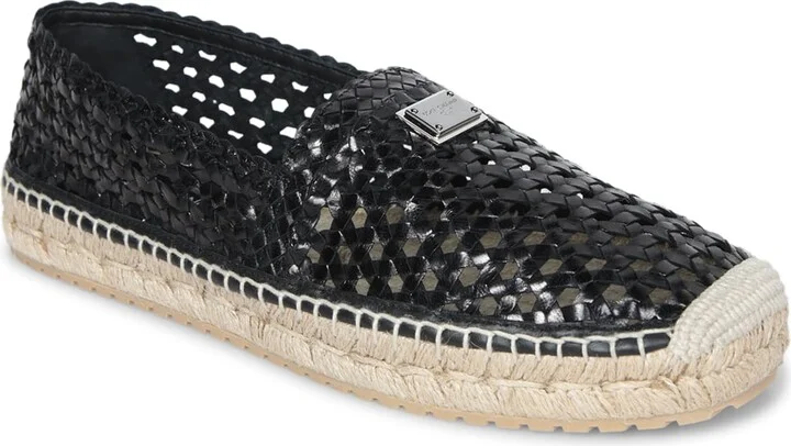 Black Plaque Espadrilles - Image 2