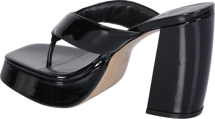 Black Platform Sandals - Image 3