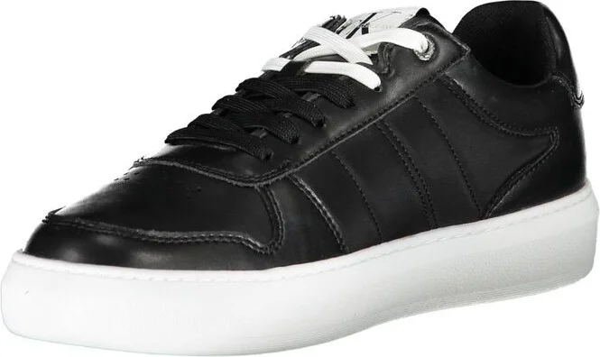 Black Polyester Men Men's Sneaker - Image 3