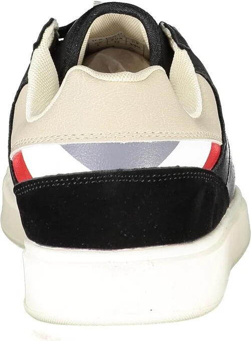 Black Polyester Men's Sneaker - Image 2