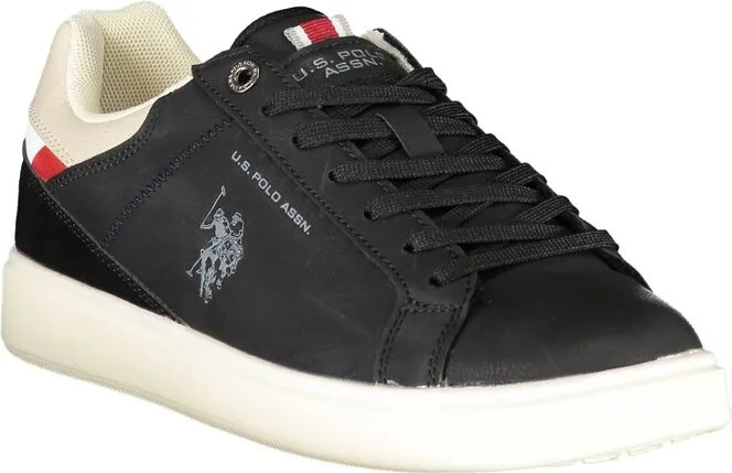 Black Polyester Men's Sneaker - Image 3