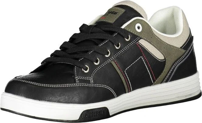 Black Polyester Men's Sneaker - Image 3