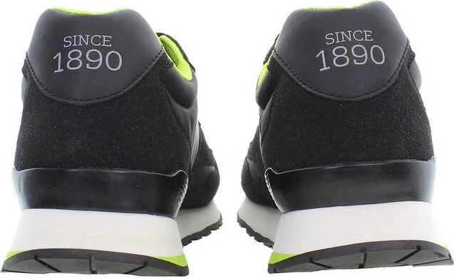 Black Polyester Men's Sneaker - Image 3
