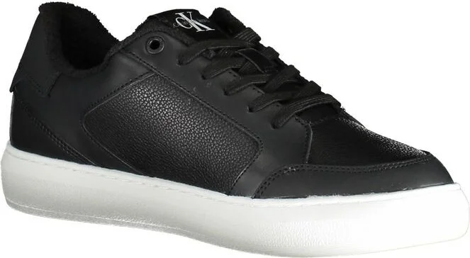 Black Polyester Men's Sneaker - Image 2