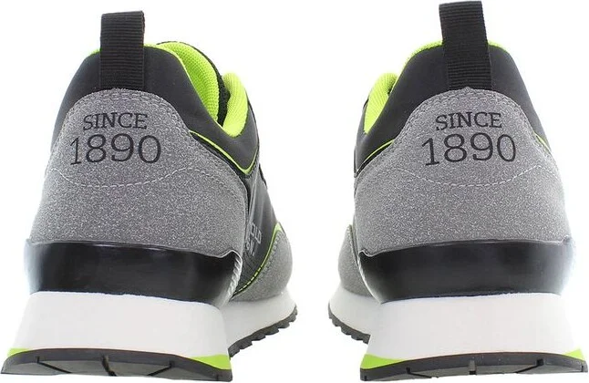 Black Polyester Men's Sneaker - Image 3