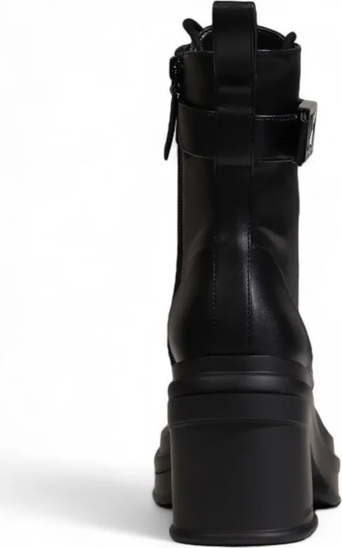 Black Polyester Women's Boot - Image 4