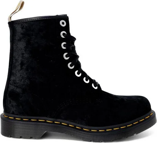 Black Polyester Women's Boot