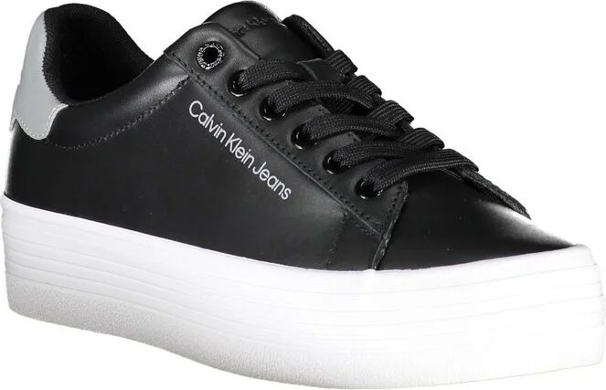 Black Polyester Women's Sneaker - Image 2