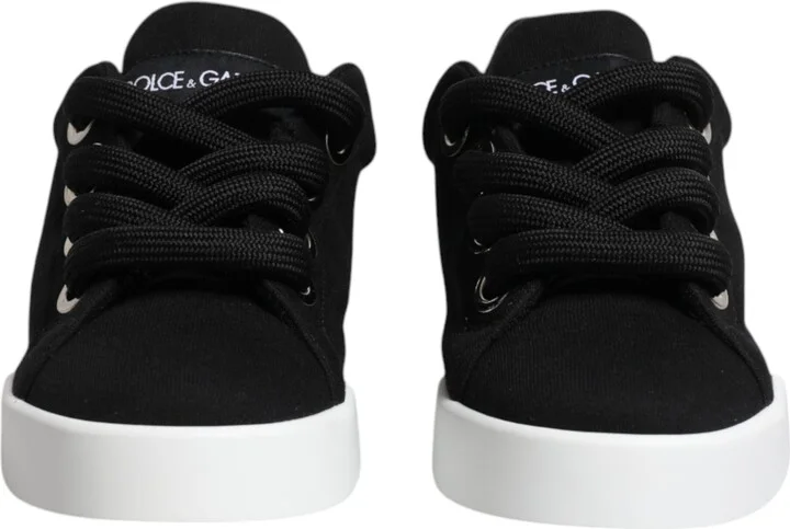 Black Portofino Low Top Sneakers Women's Shoes - Image 2