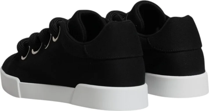 Black Portofino Low Top Sneakers Women's Shoes - Image 5