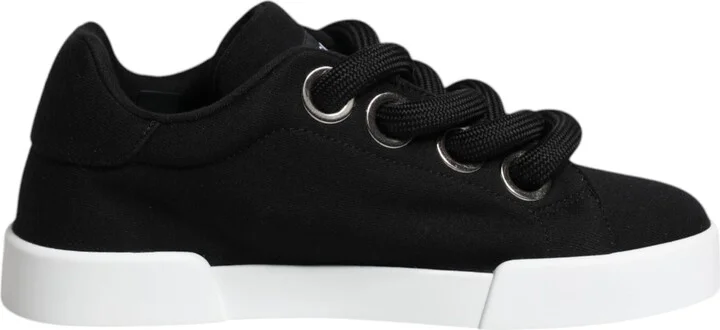 Black Portofino Low Top Sneakers Women's Shoes