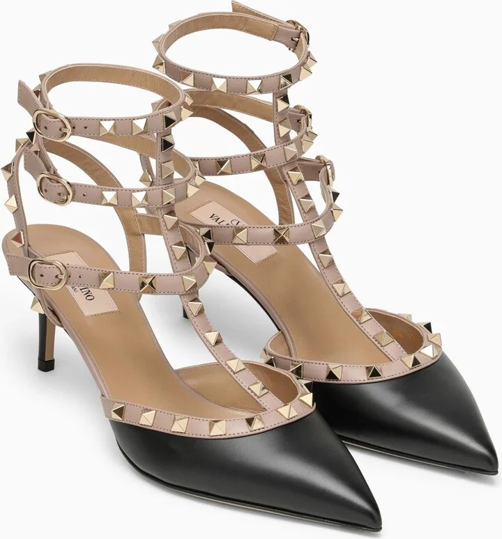 Black\/poudre Rockstud Slingback - Image 2