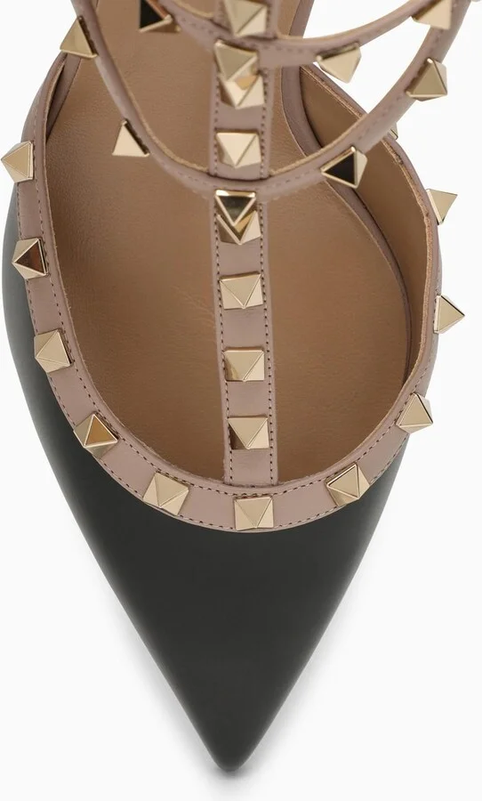 Black\/poudre Rockstud Slingback - Image 3