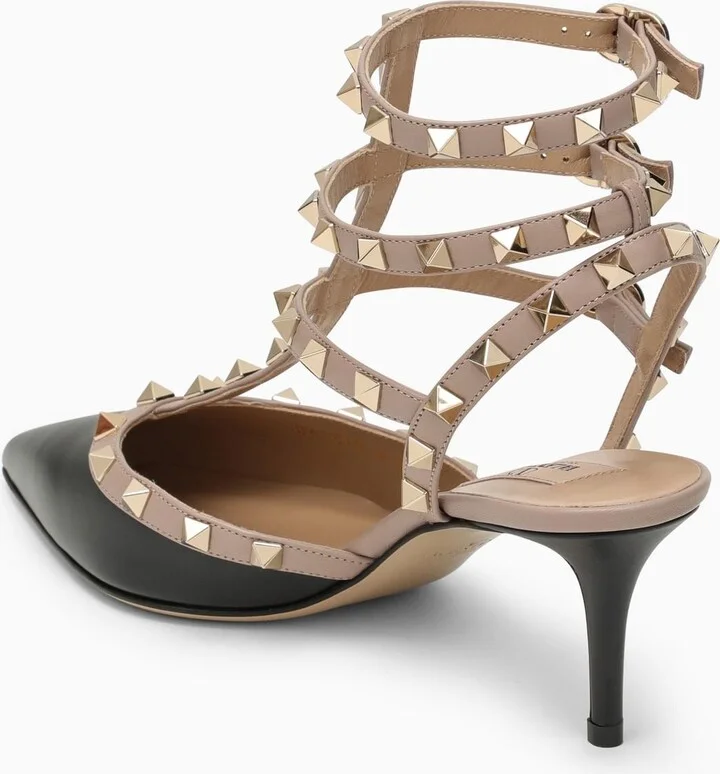 Black\/poudre Rockstud Slingback - Image 4