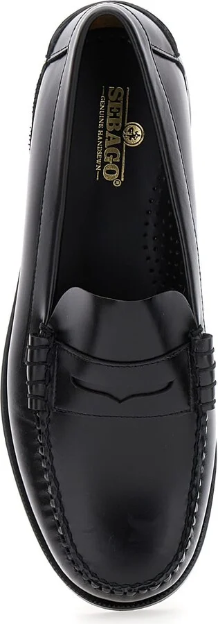 Black Pull-on Loafers In Leather Man - Image 4