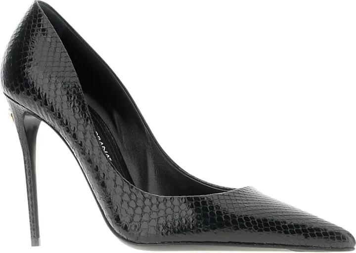 Black Python Pumps - Image 2