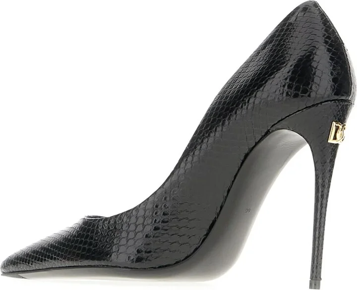 Black Python Pumps - Image 3