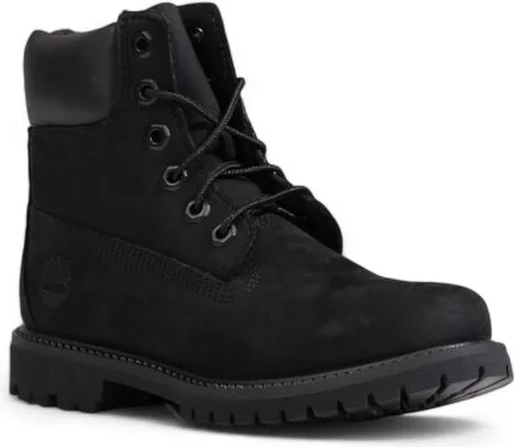 Black Recycled Leather Women's Boot - Image 3