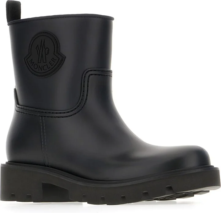 Black Rubber Kickstream Ankle Boots - Image 2
