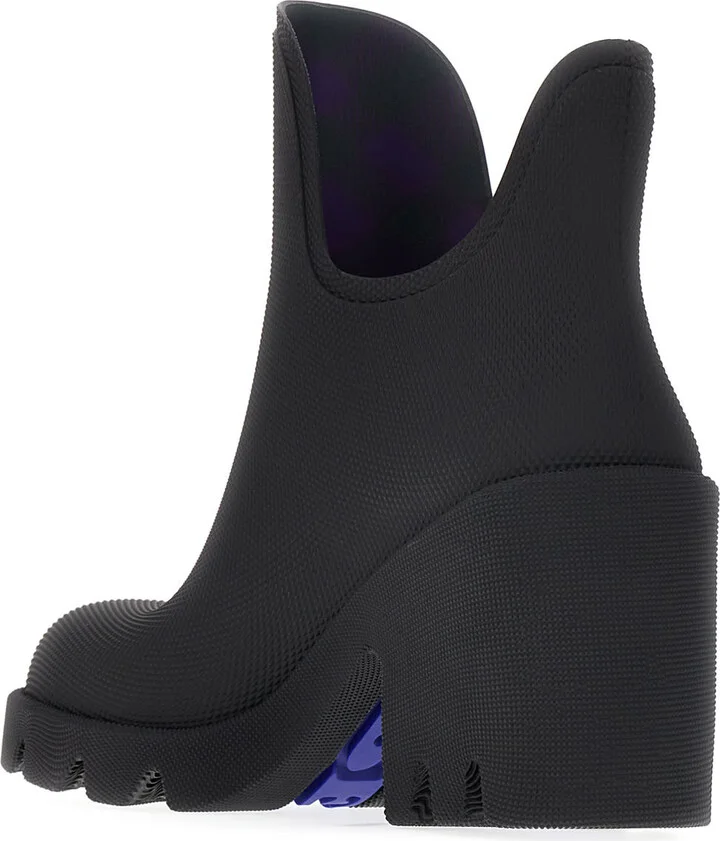 Black Rubber Marsh Ankle Boots - Image 3