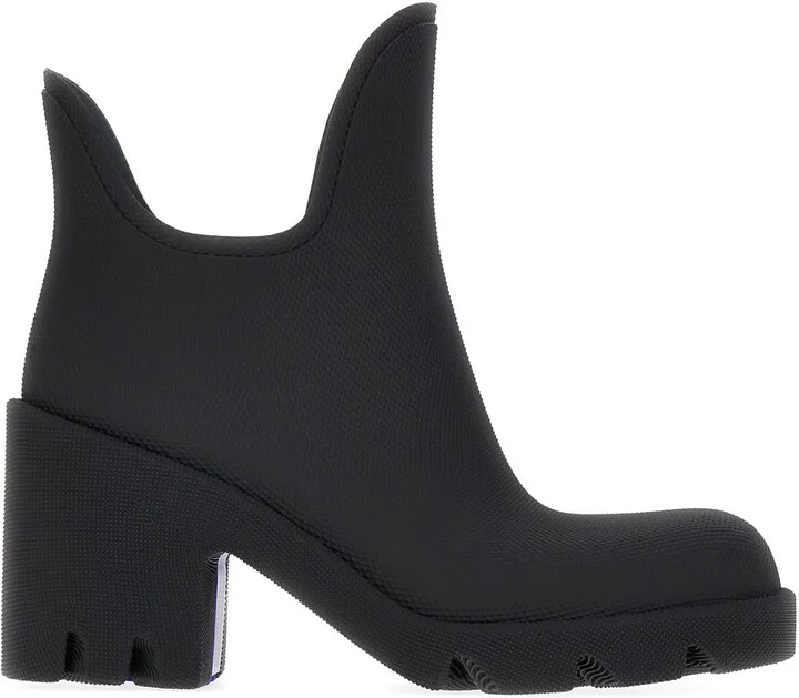 Black Rubber Marsh Ankle Boots