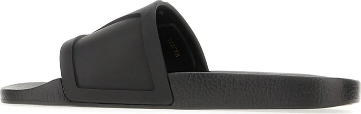Black Rubber Slippers - Image 3