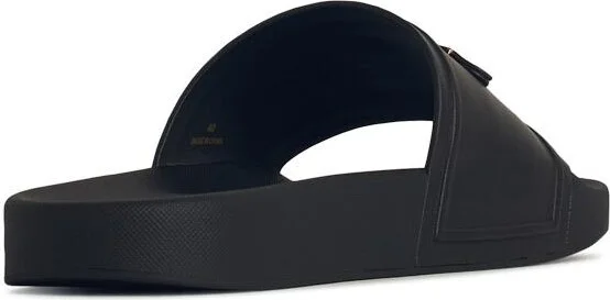 Black Rubber Slippers - Image 3