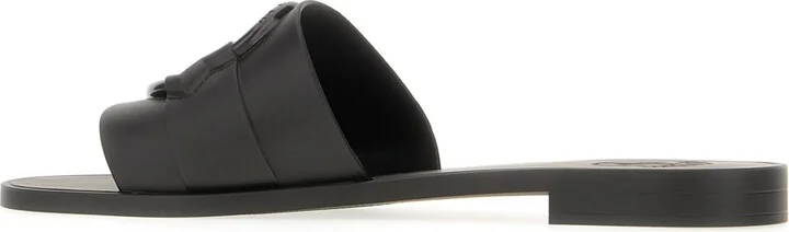 Black Rubber Slippers - Image 3