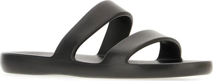 Black Rubber Slippers - Image 2