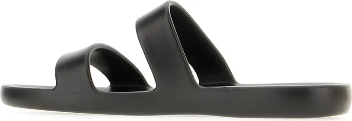 Black Rubber Slippers - Image 3