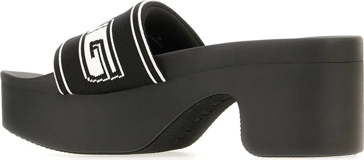 Black Rubber Slippers - Image 3