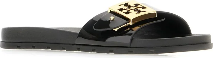 Black Rubber Slippers - Image 2