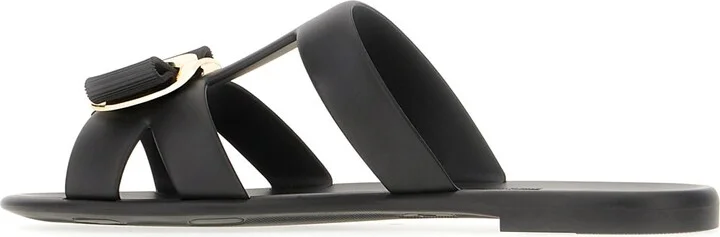 Black Rubber Slippers - Image 3