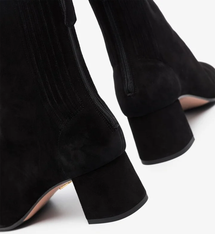 Black Saint Honoré 50 Suede Ankle Boots - Image 2