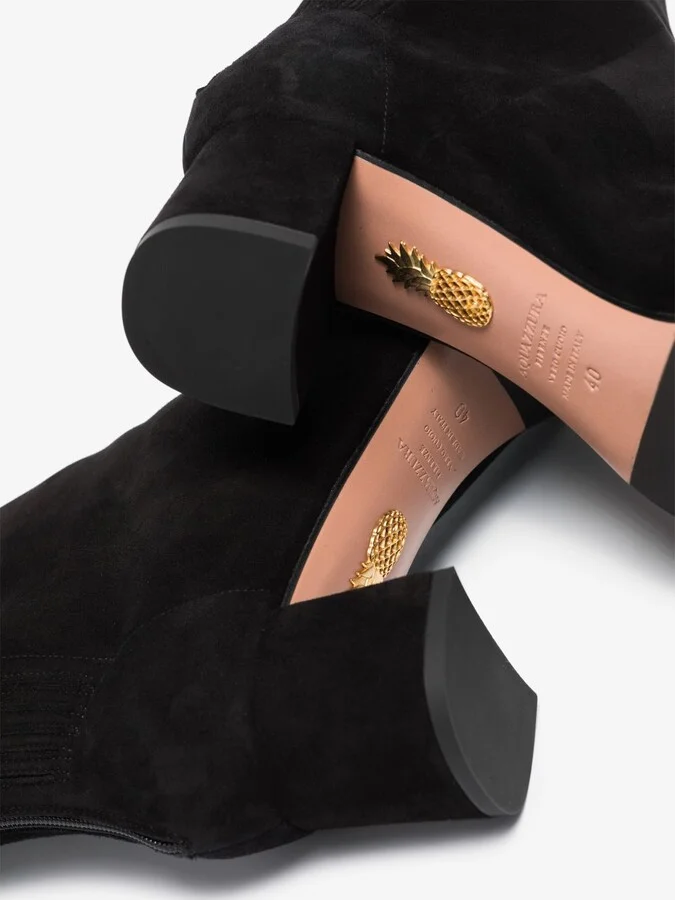 Black Saint Honoré 50 Suede Ankle Boots - Image 4