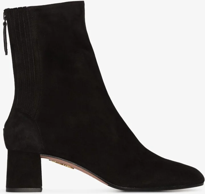 Black Saint Honoré 50 Suede Ankle Boots