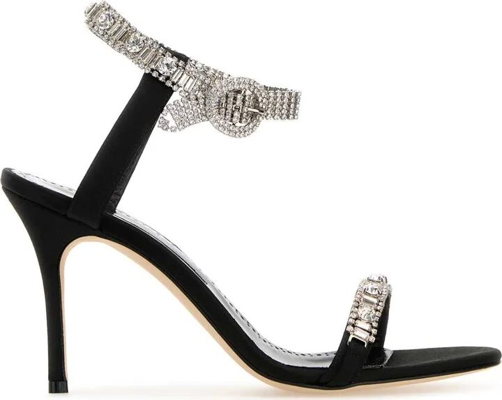 Black Satin Asasan Sandas