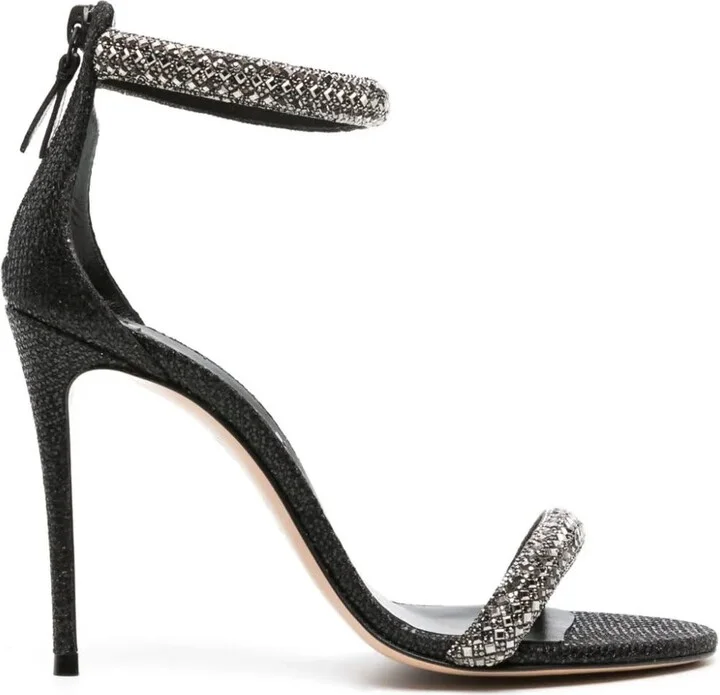 Black Scarlet Stratosphere 110 Mm Sandals
