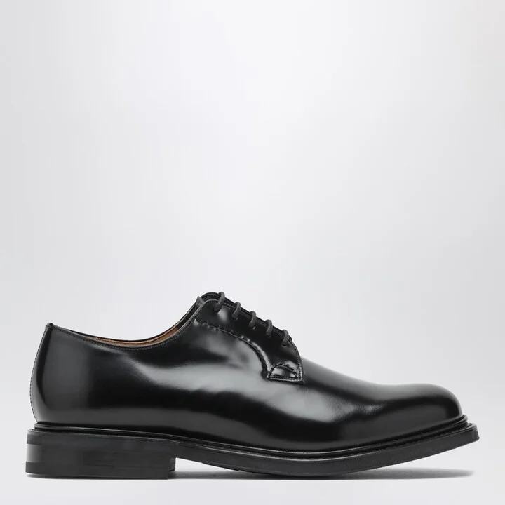 Black Shannon derby shoes