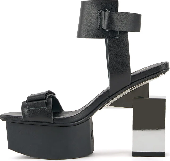 Black / Silver Cubist Sandal - Black + Silver - Image 3