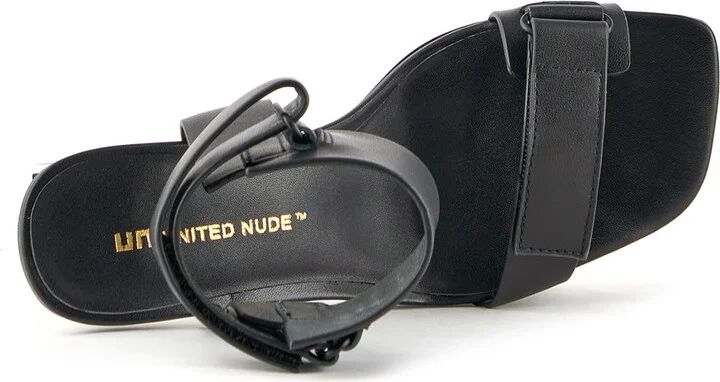 Black / Silver Cubist Sandal - Black + Silver - Image 5
