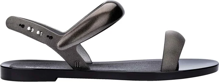 Black / Silver Eclipse Sandal - Black Silver