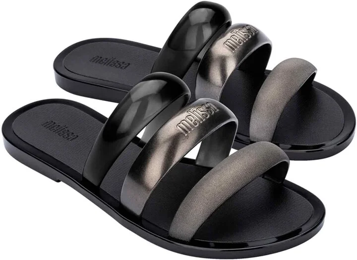 Black / Silver Eclipse Slide - Black Silver - Image 4