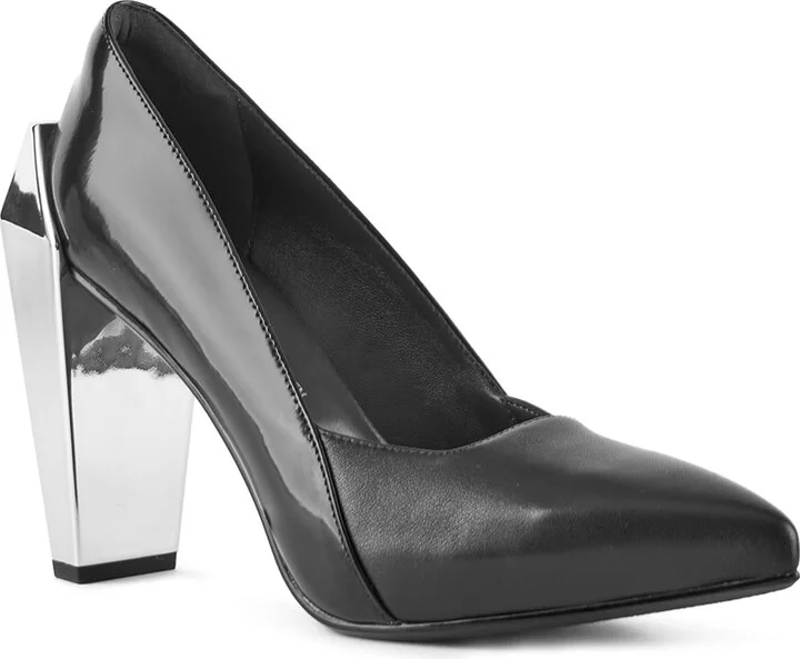 Black / Silver Gem Pump Hi - Black - Image 2